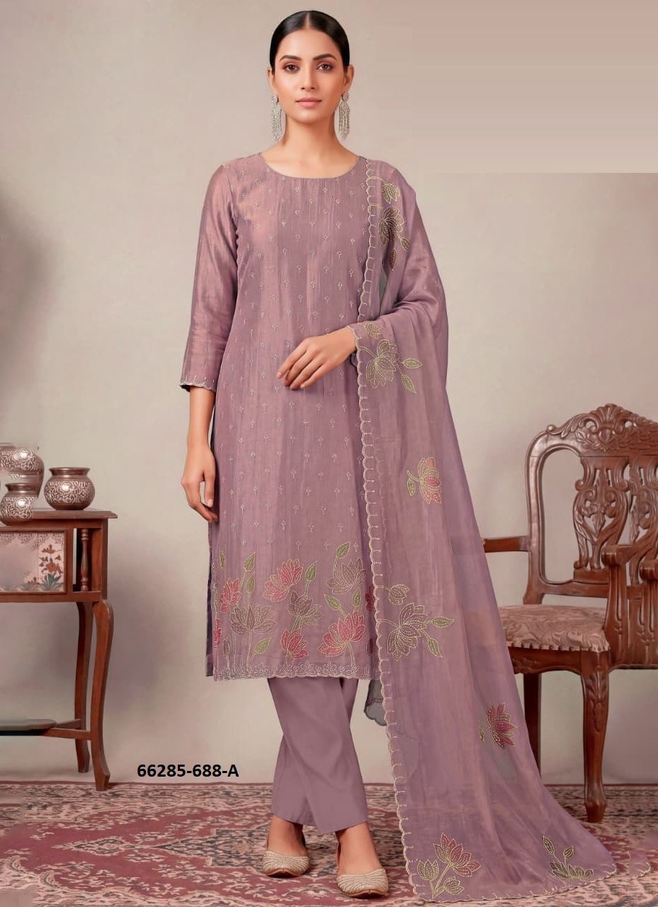 MANILATA - Catalog # 66285 (Set of 4 Readymade Salwar Suits) MANILATA - Catalog # 66285 (Set of 4 Readymade Salwar Suits)