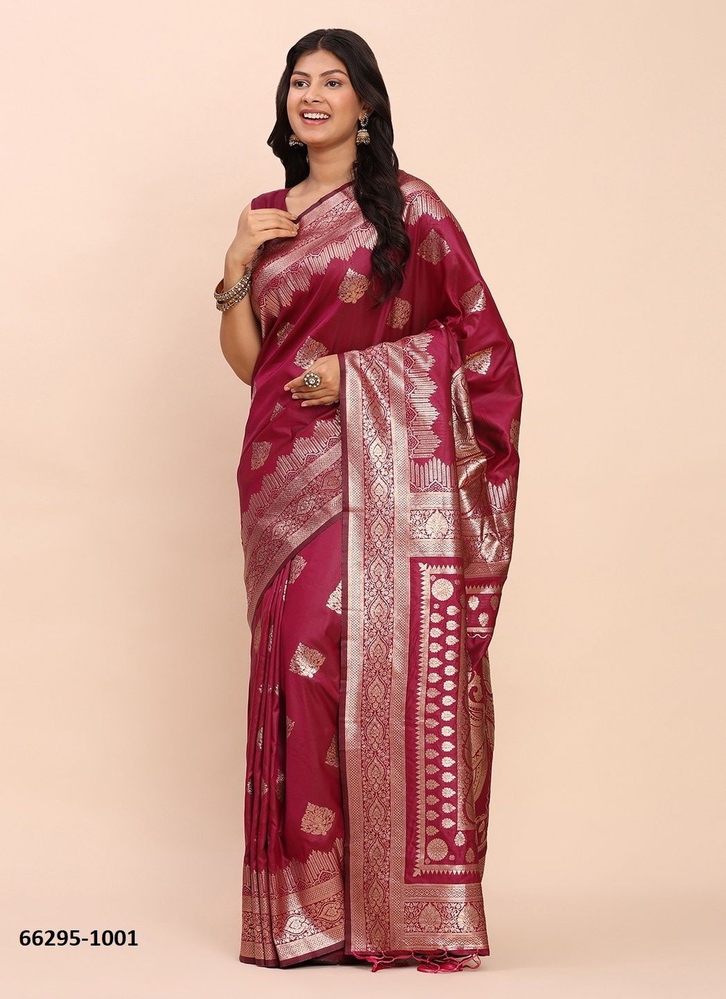 BANARSHI - Catalog # 66295 (Set of 6 Sarees) BANARSHI - Catalog # 66295 (Set of 6 Sarees)