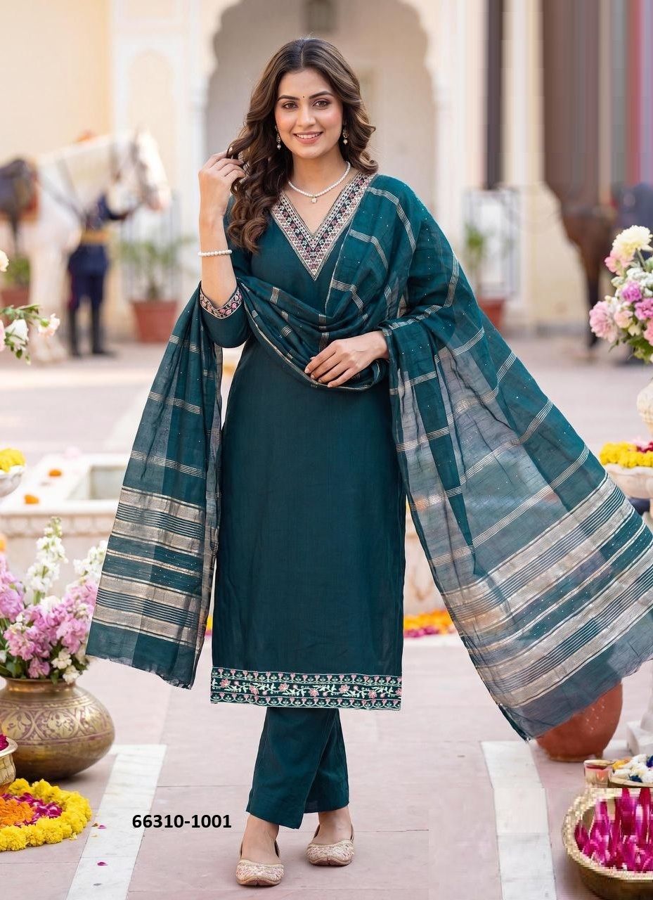 MORPANKH - Catalog # 66310 (Set of 8 Readymade Salwar Suits) MORPANKH - Catalog # 66310 (Set of 8 Readymade Salwar Suits)