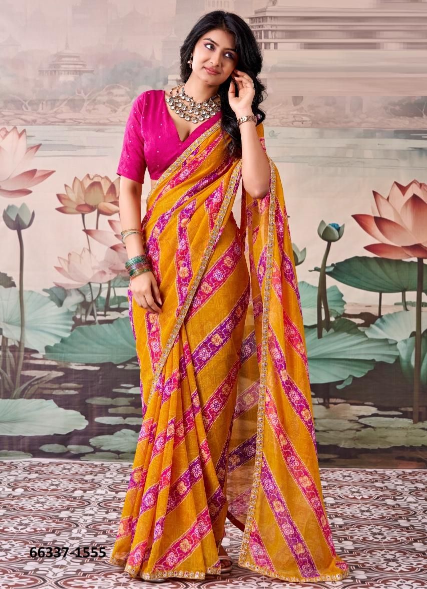RAJMAHAL - Catalog # 66337 (Set of 20 Sarees)