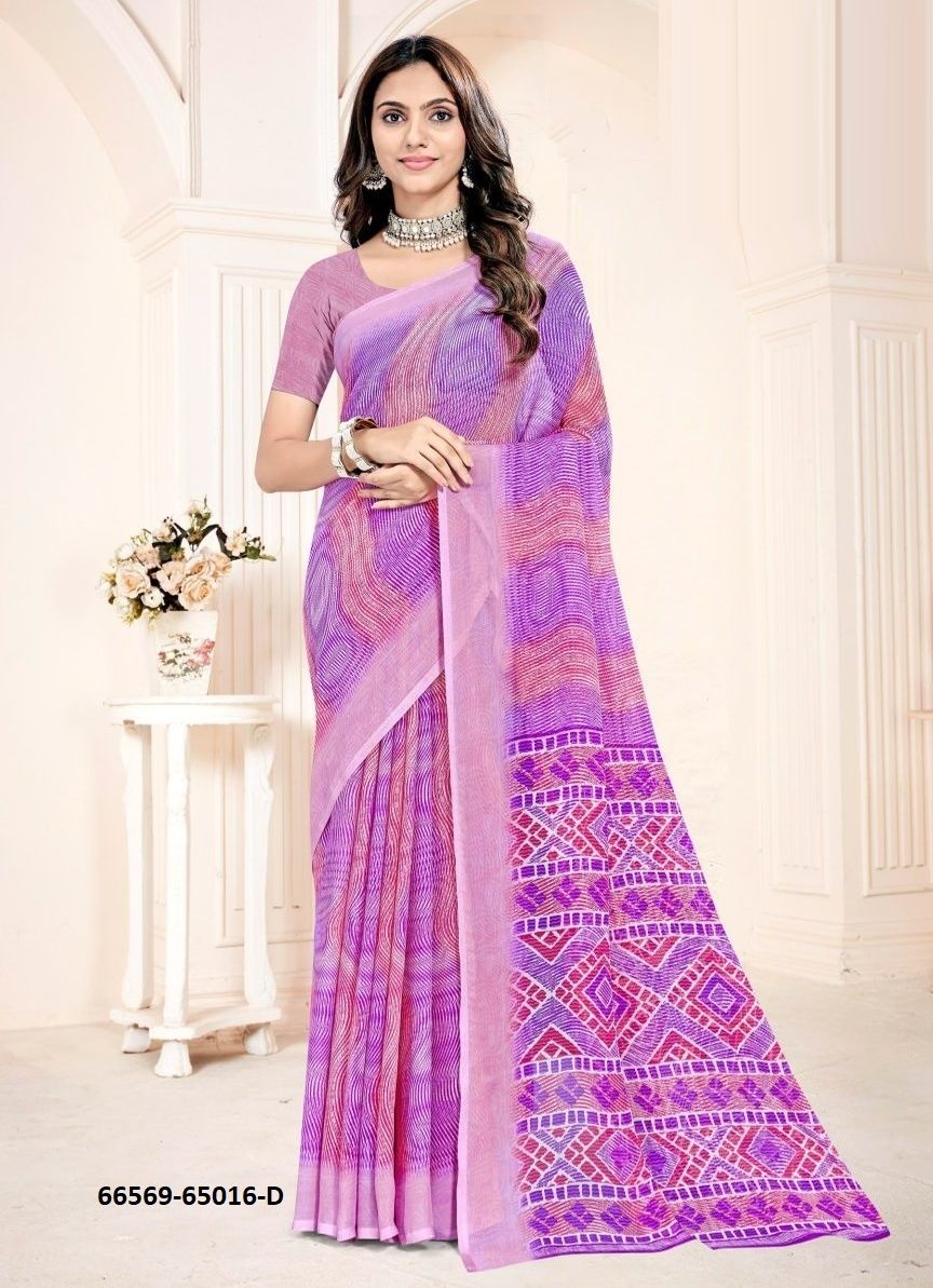 STAR CHIFFON 255 - Catalog # 66569 (Set of 6 Sarees) STAR CHIFFON 255 - Catalog # 66569 (Set of 6 Sarees)