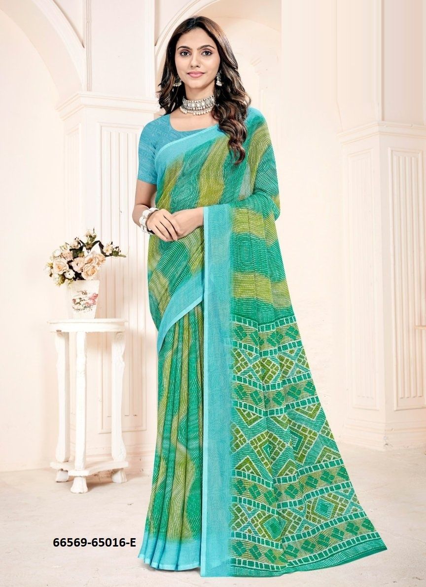 STAR CHIFFON 255 - Catalog # 66569 (Set of 6 Sarees) STAR CHIFFON 255 - Catalog # 66569 (Set of 6 Sarees)