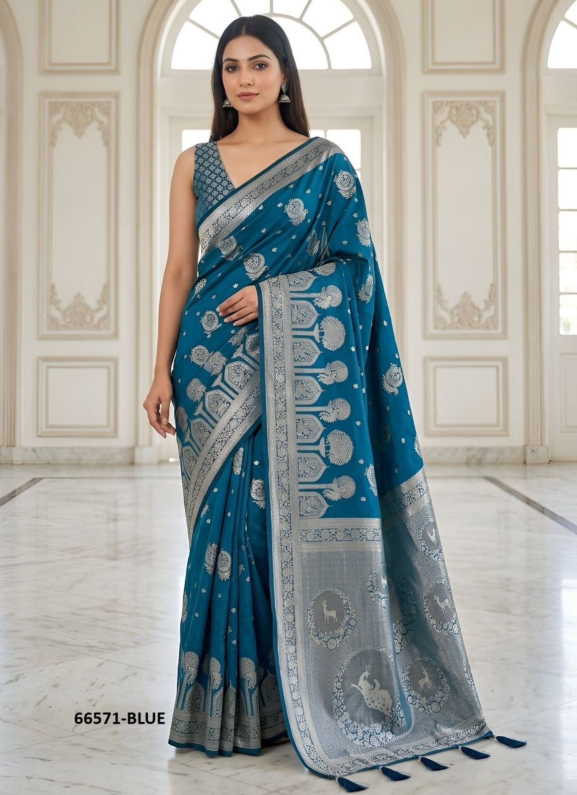 HRK C1 - Catalog # 66571 (Set of 4 Sarees) HRK C1 - Catalog # 66571 (Set of 4 Sarees)