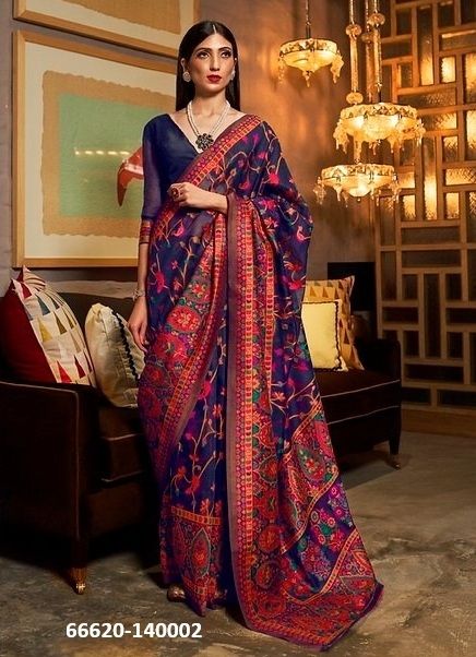 KHYBER SILK - Catalog # 66620 (Set of 5 Sarees) KHYBER SILK - Catalog # 66620 (Set of 5 Sarees)