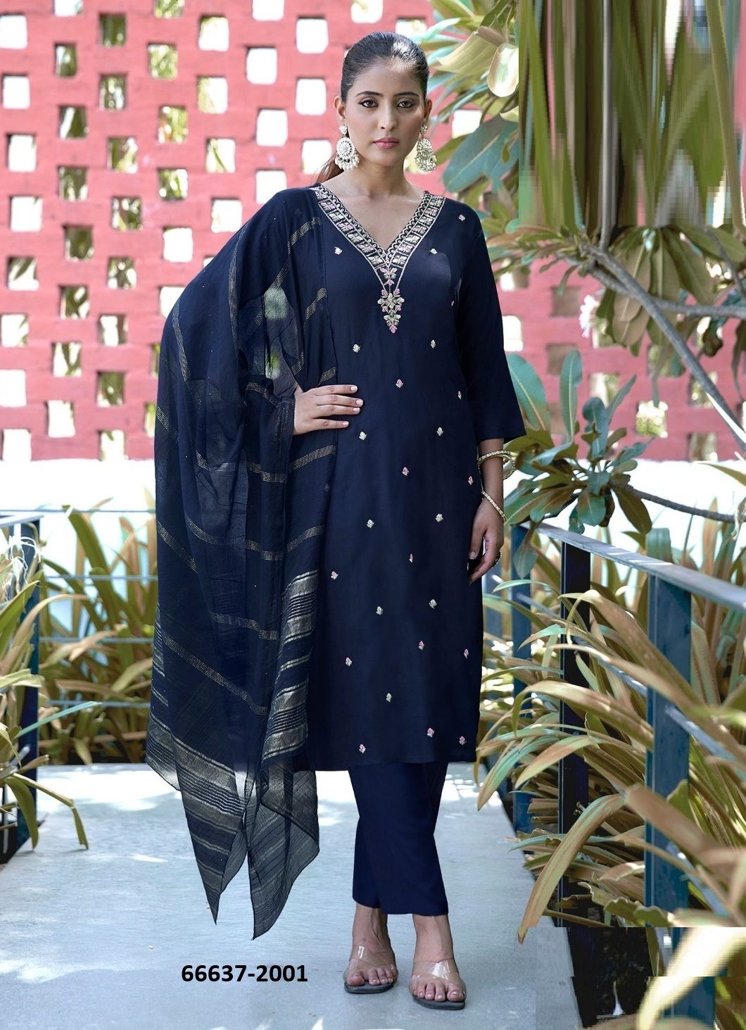 SATARANGI 2 - Catalog # 66637 (Set of 9 Readymade Salwar Suits) SATARANGI 2 - Catalog # 66637 (Set of 9 Readymade Salwar Suits)