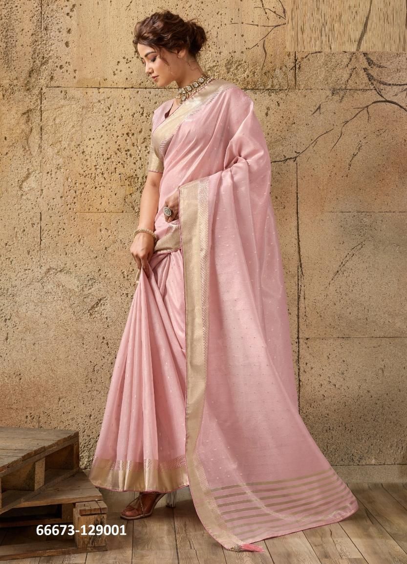 AMBER SHINE - Catalog # 66673 (Set of 5 Sarees) AMBER SHINE - Catalog # 66673 (Set of 5 Sarees)