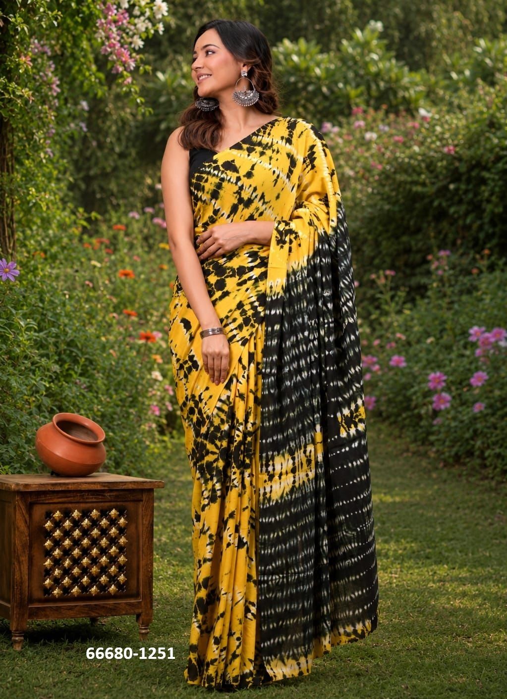 PURE MULMUL COTTON BAGRU PRINTS 1 - Catalog # 66680 (Set of 10 Sarees) PURE MULMUL COTTON BAGRU PRINTS 1 - Catalog # 66680 (Set of 10 Sarees)