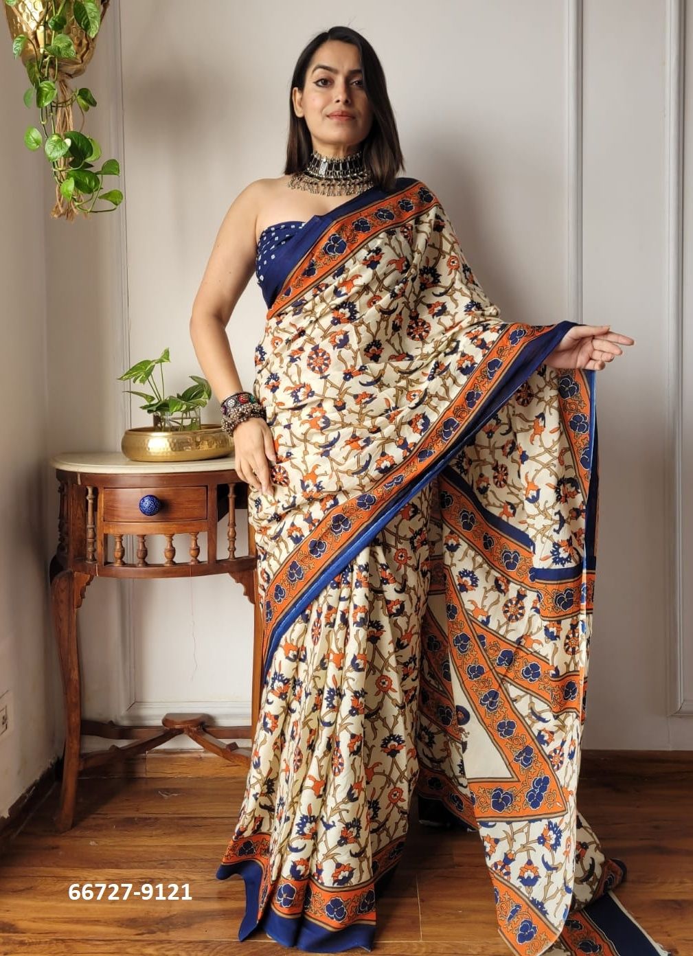 PURE MULMUL COTTON BAGRU PRINTS 3 - Catalog # 66727 (Set of 10 Sarees) PURE MULMUL COTTON BAGRU PRINTS 3 - Catalog # 66727 (Set of 10 Sarees)