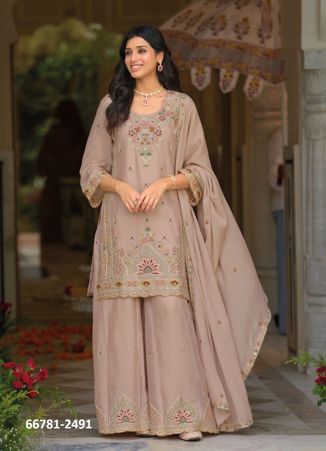 CLASSIC - Catalog # 66781 (Set of 3 Readymade Salwar Suits) CLASSIC - Catalog # 66781 (Set of 3 Readymade Salwar Suits)