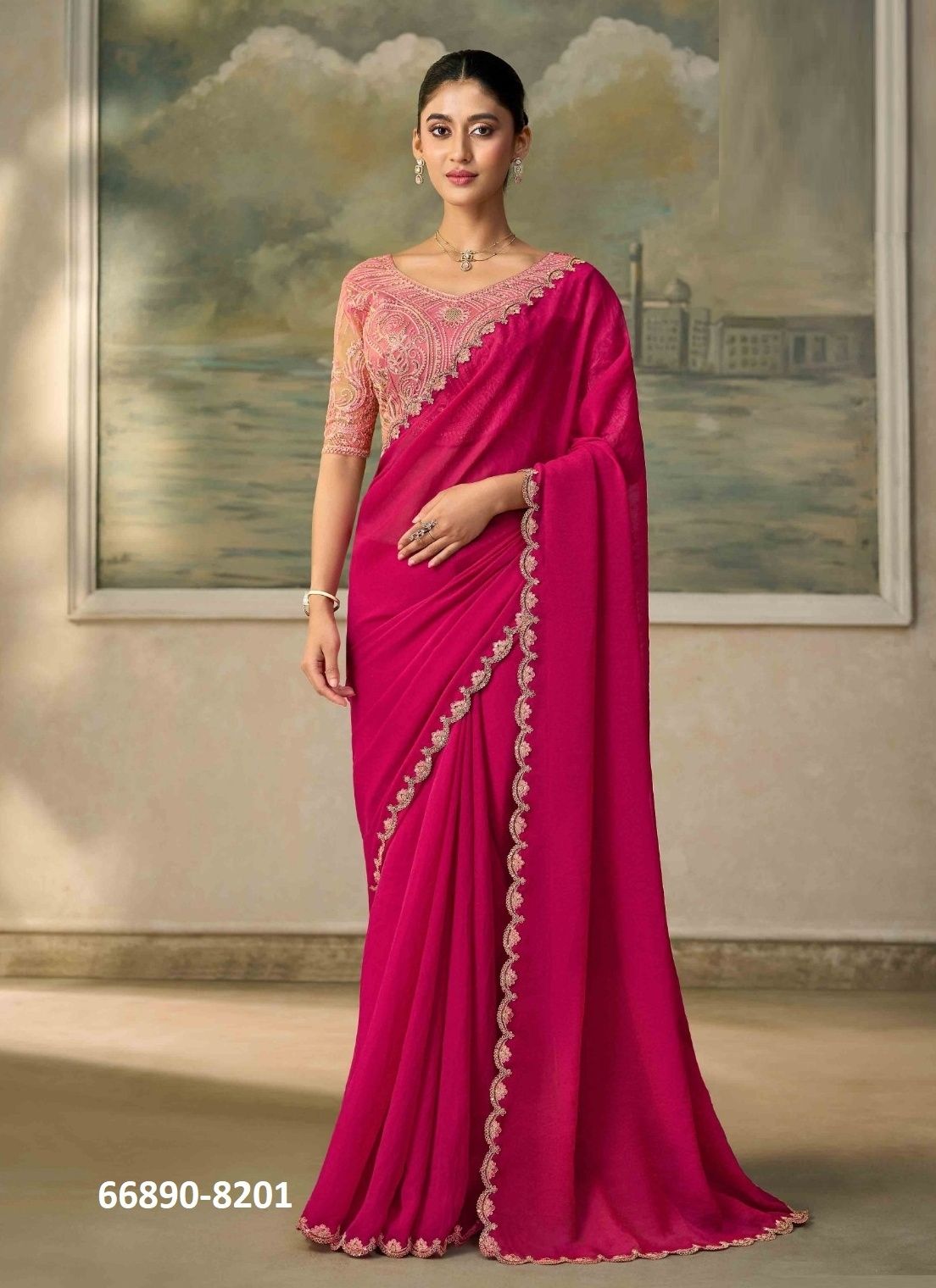 SALSA STYLE 6 - Catalog # 66890 (Set of 18 Sarees) SALSA STYLE 6 - Catalog # 66890 (Set of 18 Sarees)