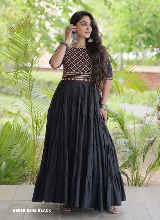 DESIGN 9346 - Catalog # 66969 (Set of 2 Readymade Women's Kurtis / Tops) DESIGN 9346 - Catalog # 66969 (Set of 2 Readymade Women's Kurtis / Tops)