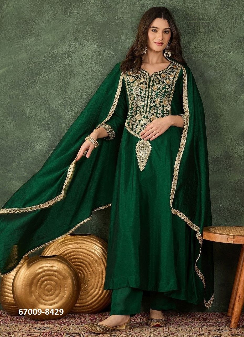 ARUSHI - Catalog # 67009 (Set of 2 Readymade Salwar Suits) ARUSHI - Catalog # 67009 (Set of 2 Readymade Salwar Suits)