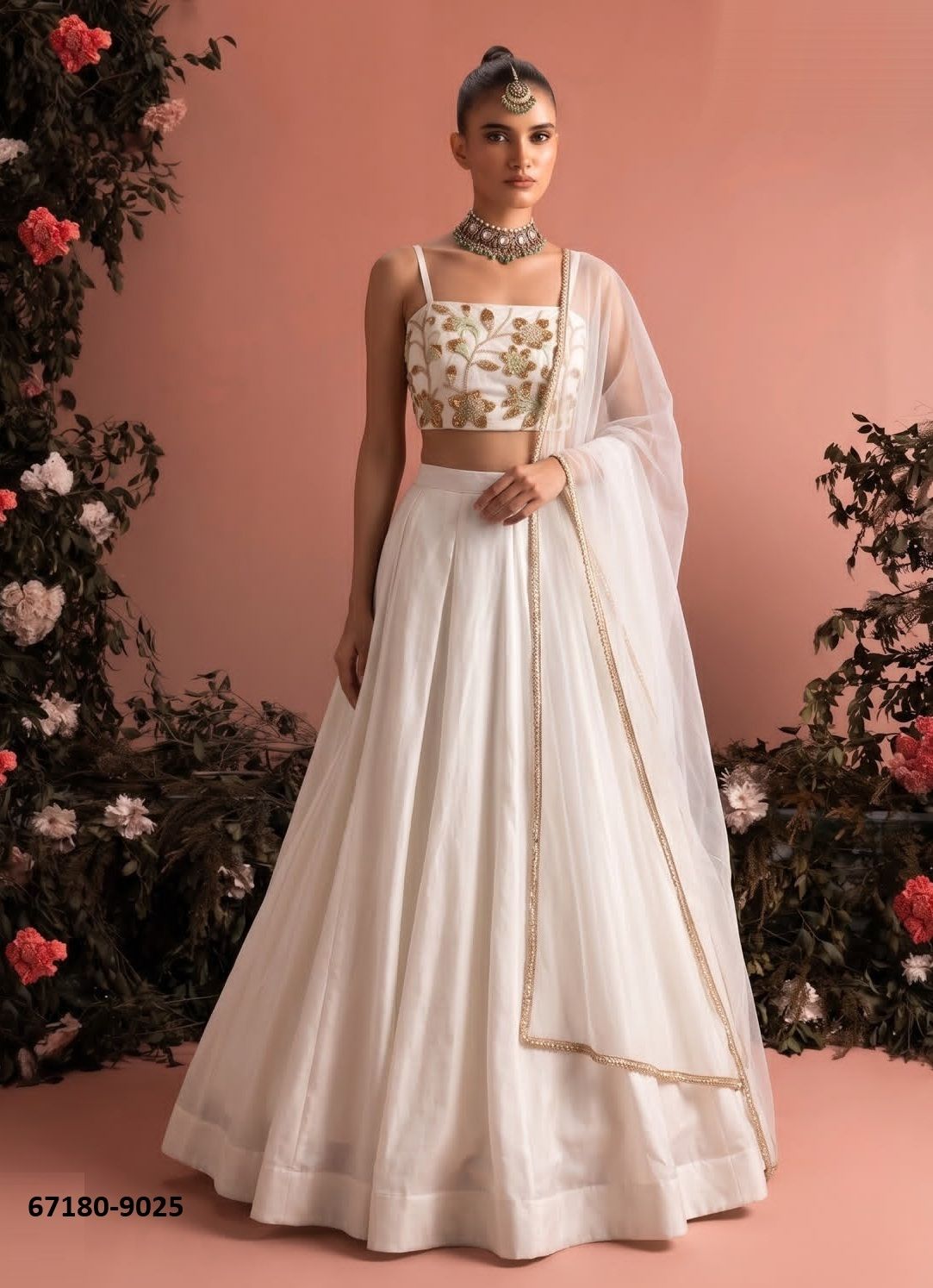 DEISGN 9025 - Catalog # 67180 (Set of 2 Readymade Lehengas) DEISGN 9025 - Catalog # 67180 (Set of 2 Readymade Lehengas)