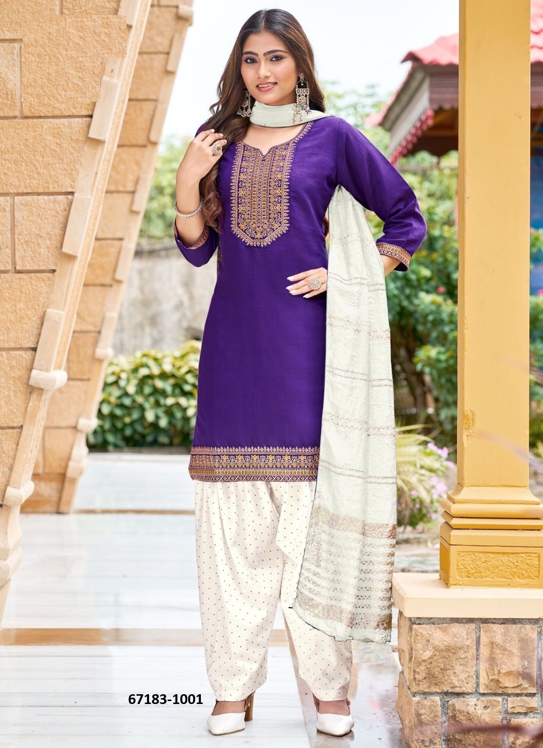 QUEEN - Catalog # 67183 (Set of 8 Readymade Salwar Suits) QUEEN - Catalog # 67183 (Set of 8 Readymade Salwar Suits)
