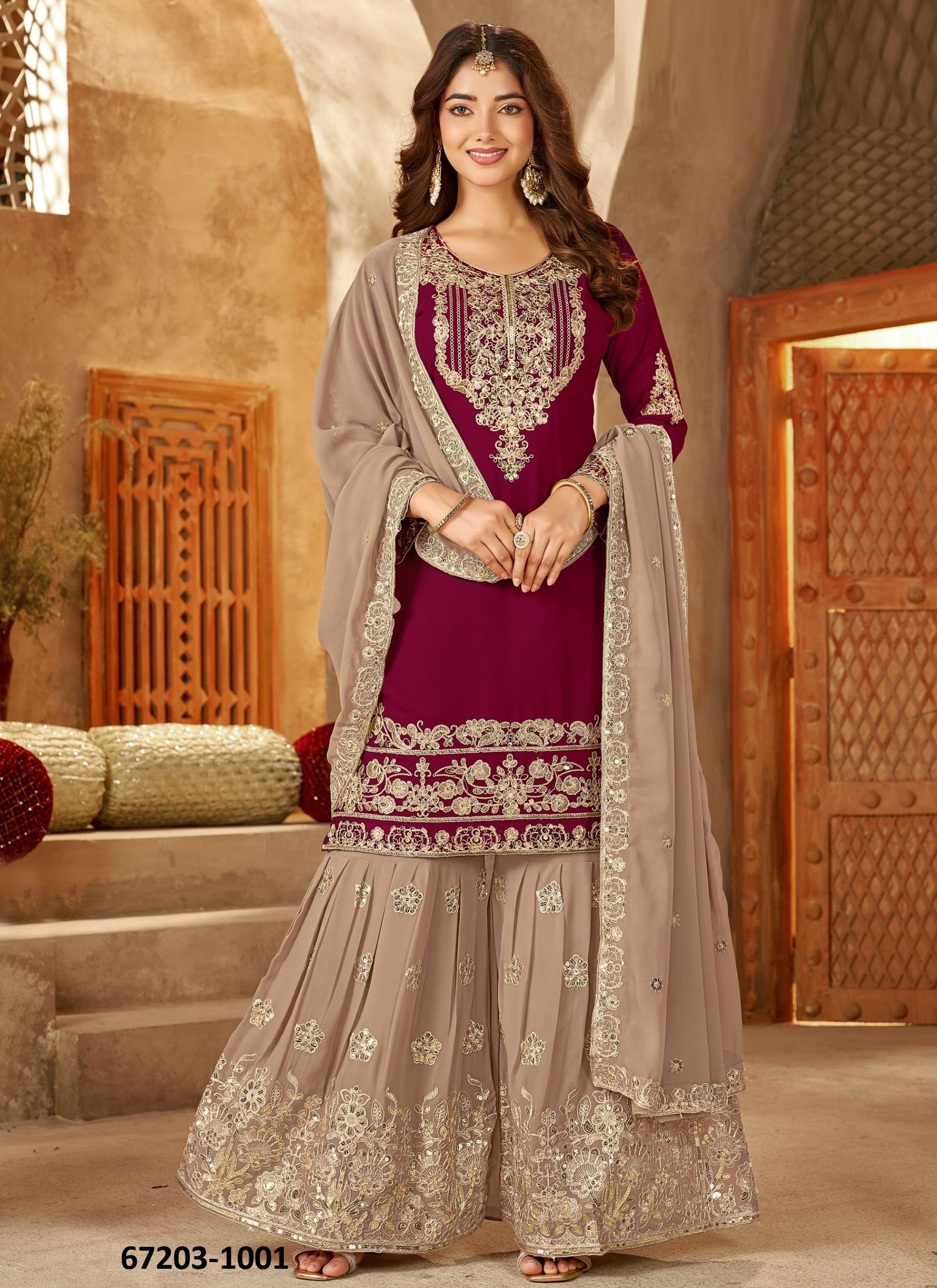 ELIRA - Catalog # 67203 (Set of 6 Readymade Salwar Suits) ELIRA - Catalog # 67203 (Set of 6 Readymade Salwar Suits)