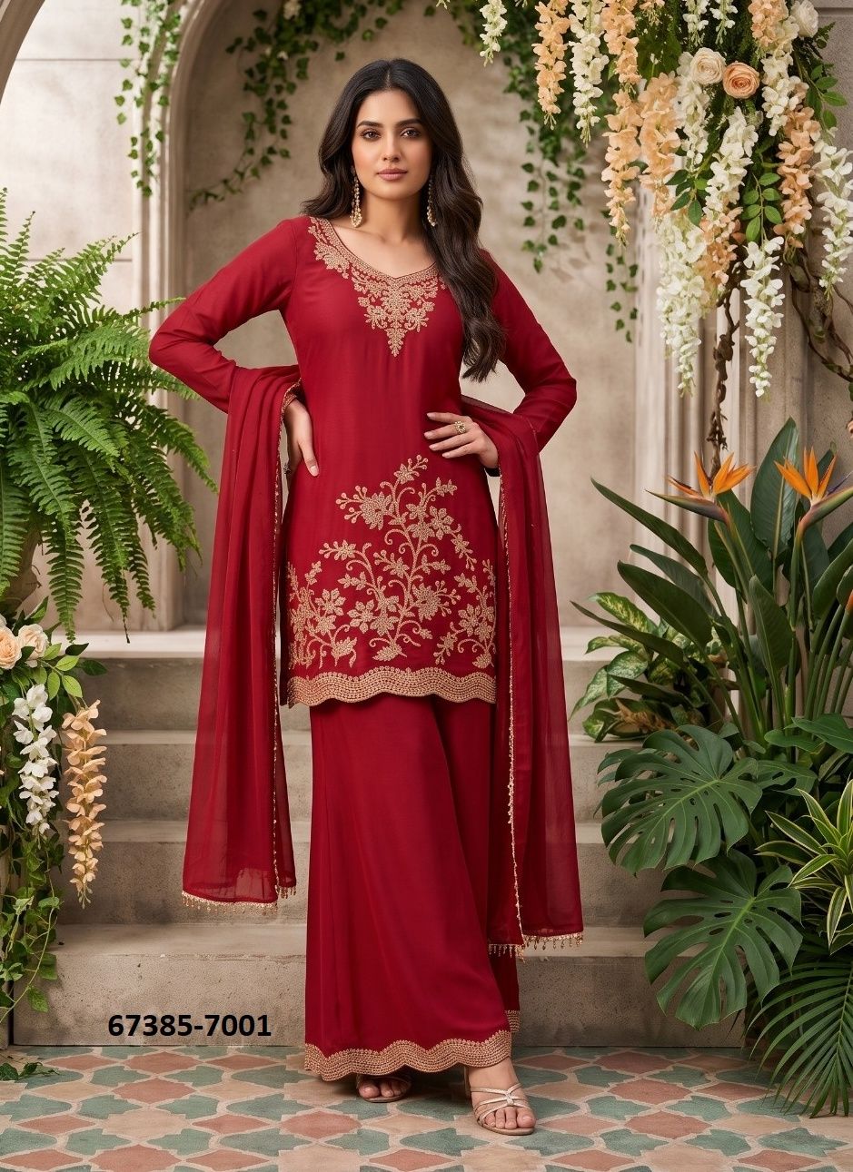 HONEY - Catalog # 67385 (Set of 2 Readymade Salwar Suits) HONEY - Catalog # 67385 (Set of 2 Readymade Salwar Suits)