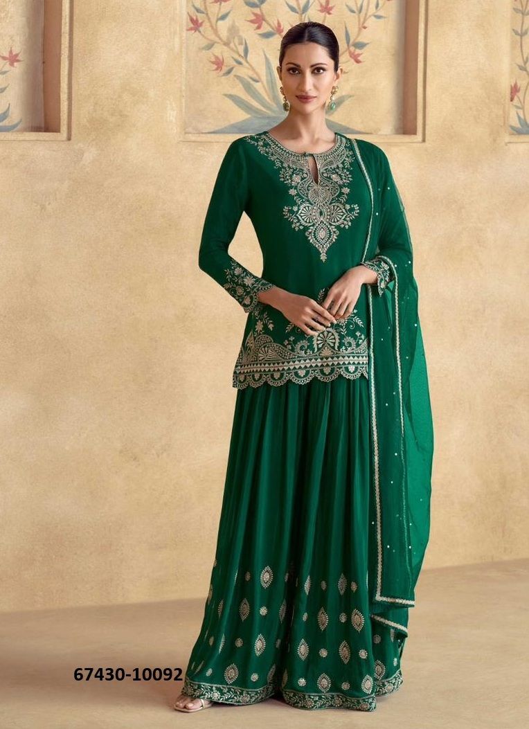 CHALTE CHALTE - Catalog # 67430 (Set of 4 Readymade Salwar Suits)