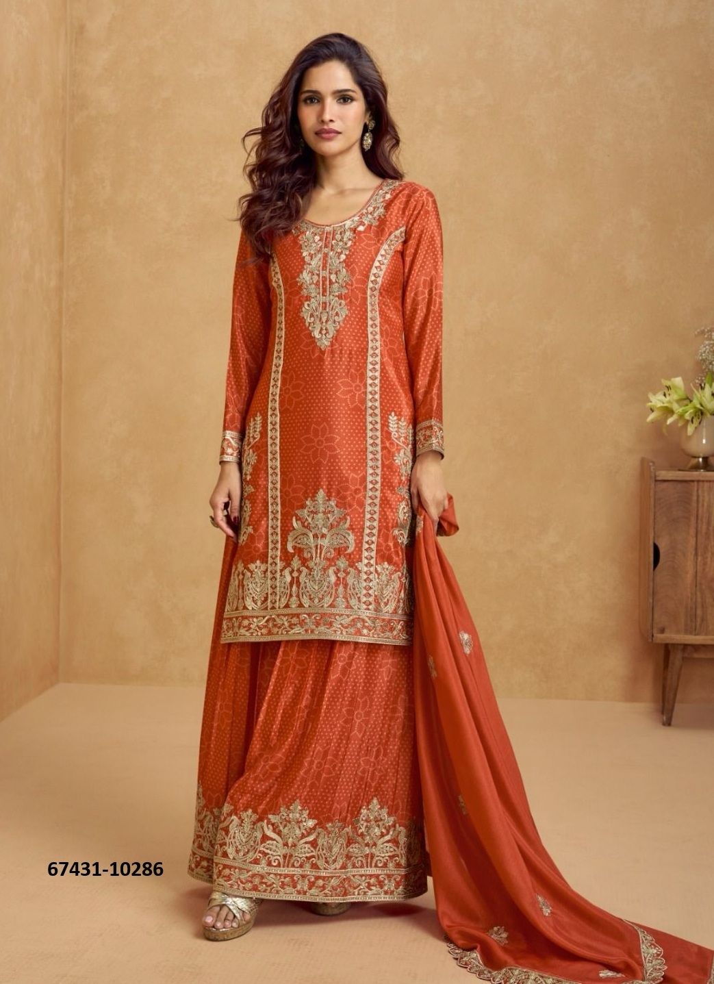 TANMAYA - Catalog # 67431 (Set of 4 Readymade Salwar Suits)
