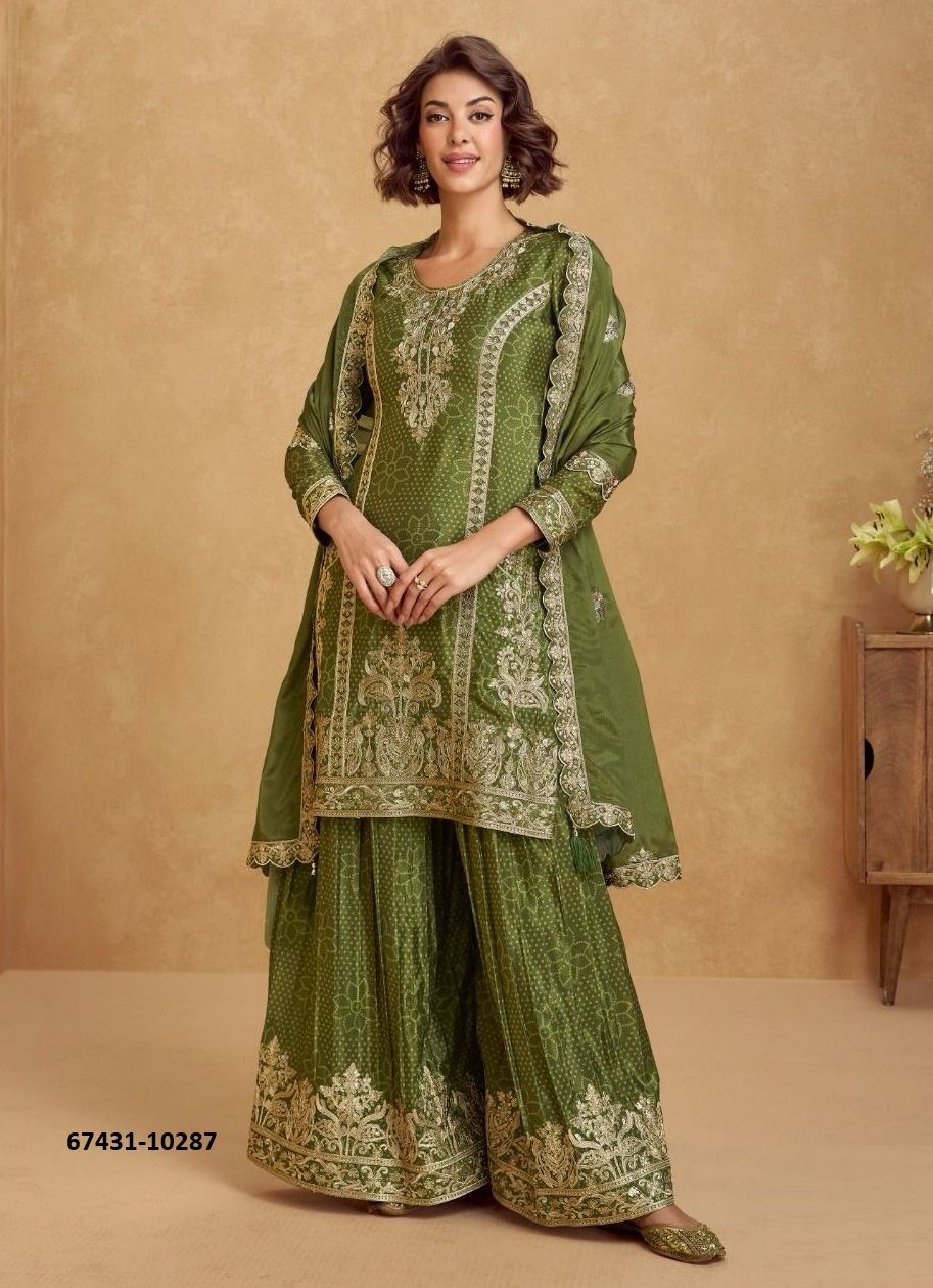 TANMAYA - Catalog # 67431 (Set of 4 Readymade Salwar Suits)