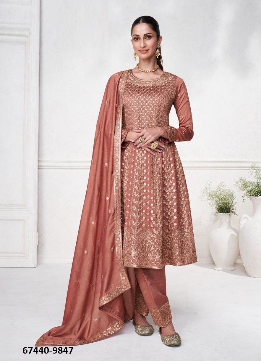 SAMBHAVNA - Catalog # 67440 (Set of 4 Readymade Salwar Suits)