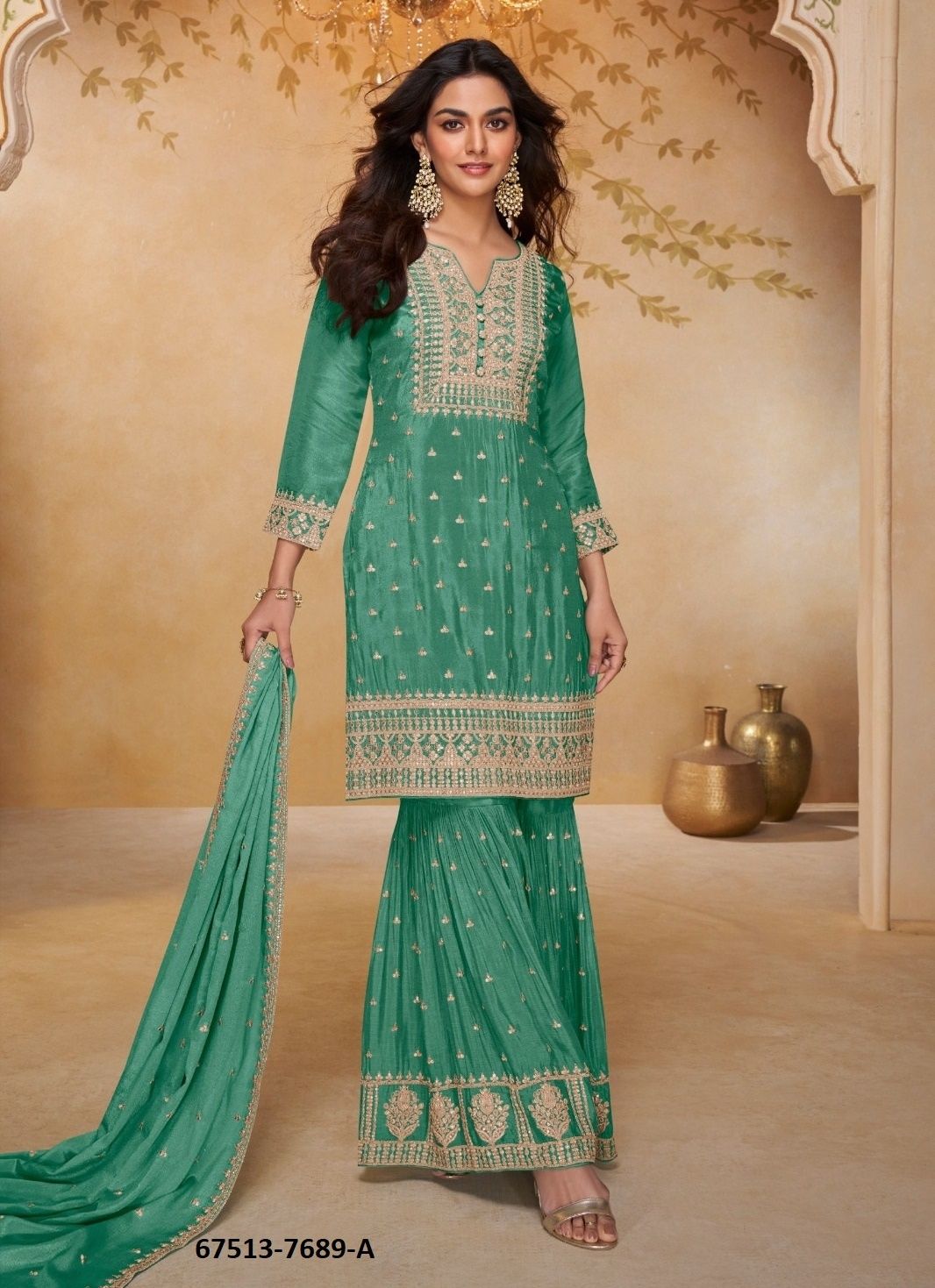 ZEEYA - Catalog # 67513 (Set of 3 Readymade Salwar Suits) ZEEYA - Catalog # 67513 (Set of 3 Readymade Salwar Suits)