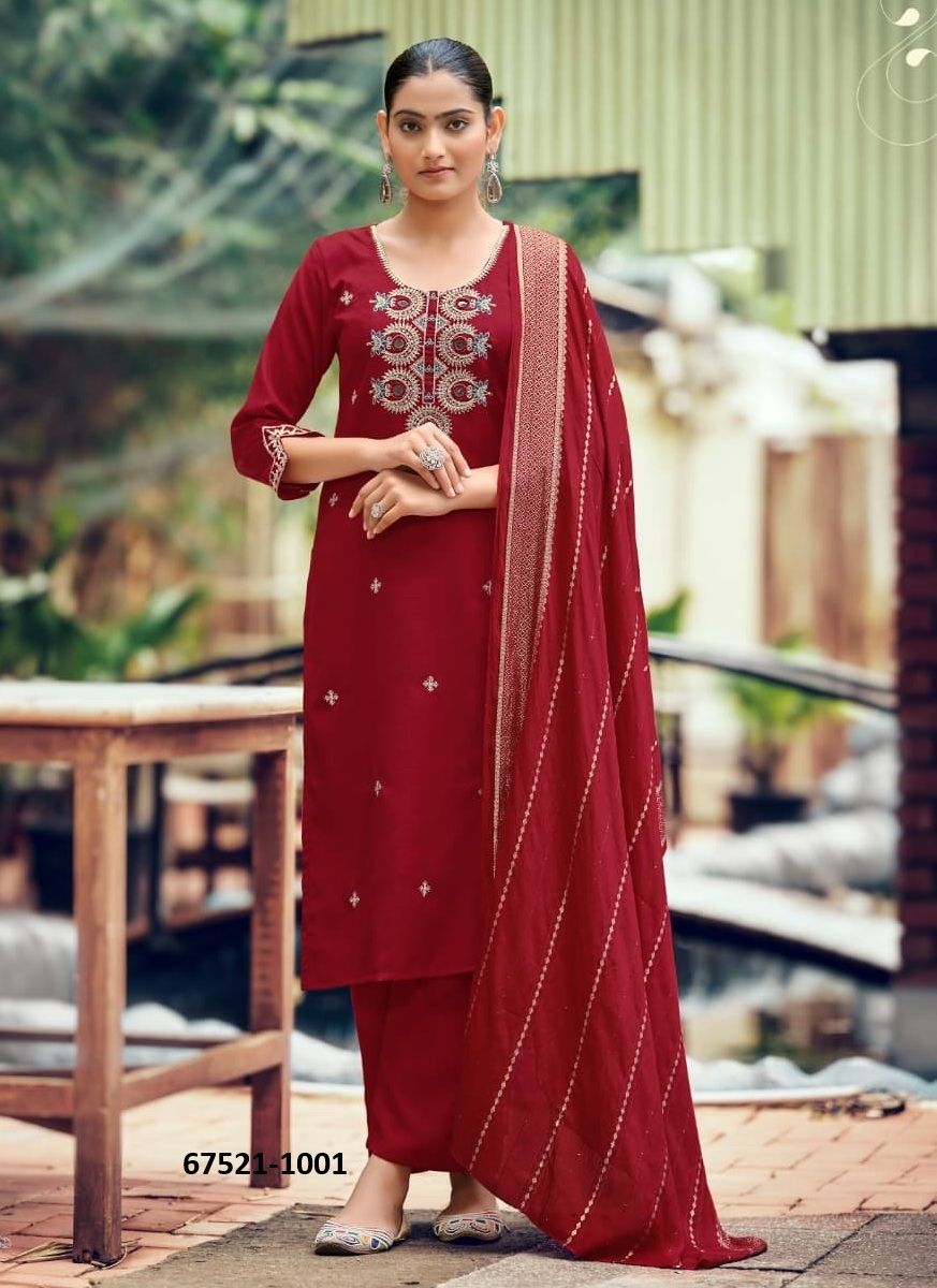 ROMEO - Catalog # 67521 (Set of 6 Readymade Salwar Suits) ROMEO - Catalog # 67521 (Set of 6 Readymade Salwar Suits)
