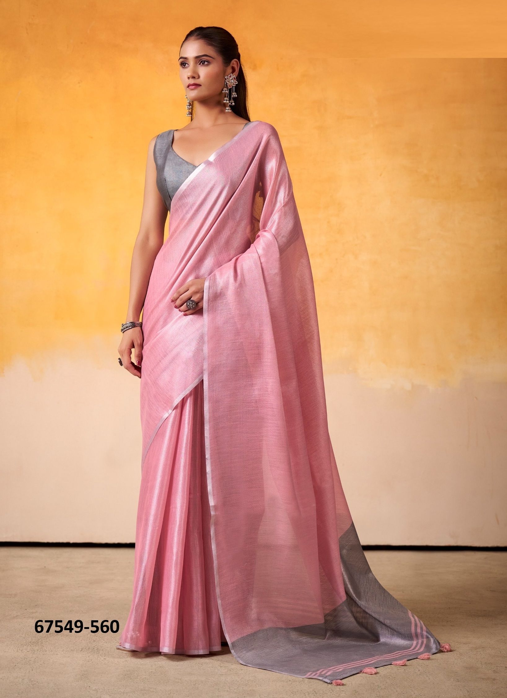 TAMARIND - Catalog # 67549 (Set of 6 Sarees) TAMARIND - Catalog # 67549 (Set of 6 Sarees)