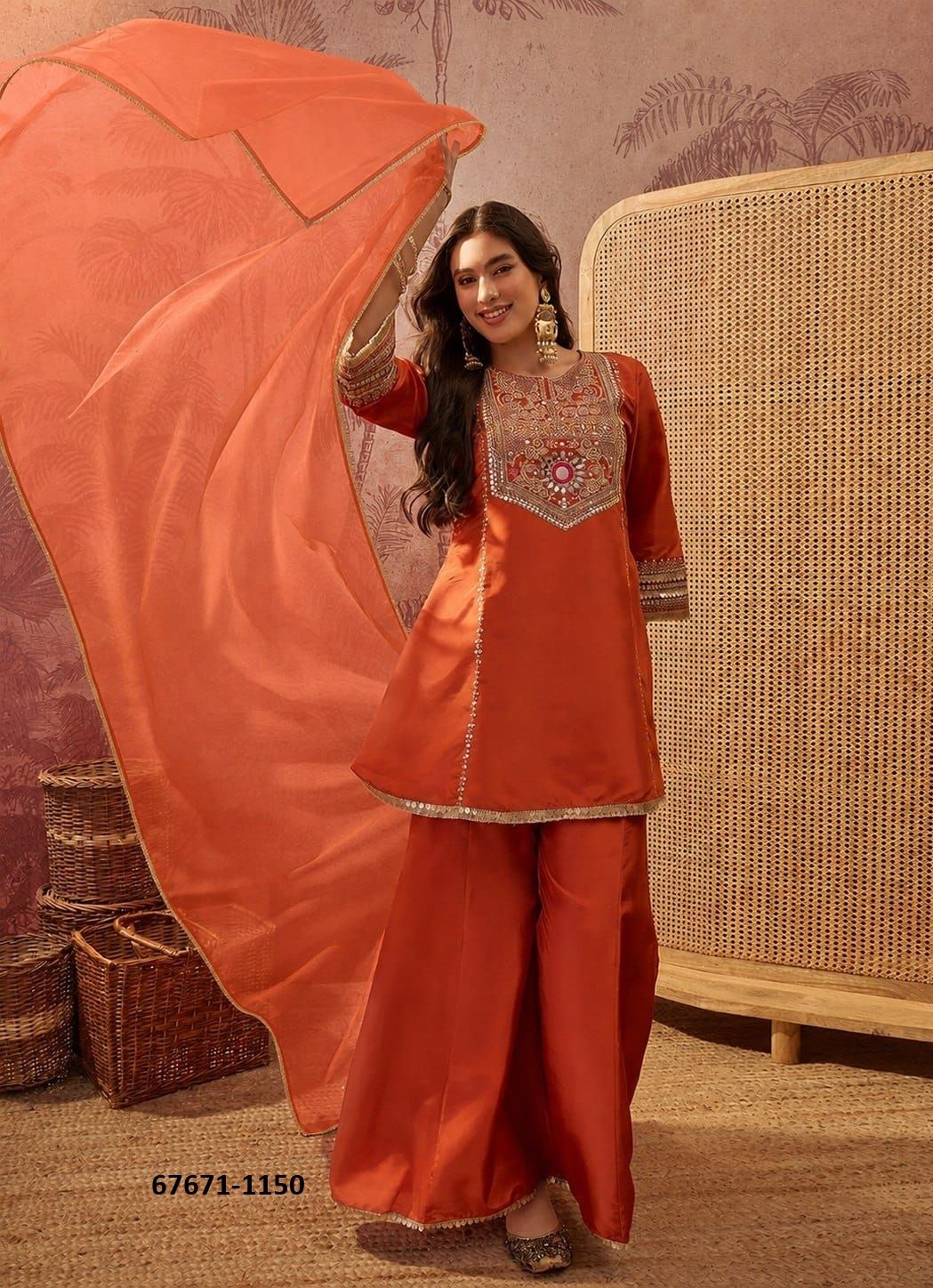SULTAN - Catalog # 67671 (Set of 2 Readymade Salwar Suits) SULTAN - Catalog # 67671 (Set of 2 Readymade Salwar Suits)