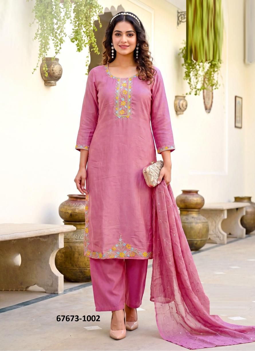 SAUGAT 1 - Catalog # 67673 (Set of 8 Readymade Salwar Suits) SAUGAT 1 - Catalog # 67673 (Set of 8 Readymade Salwar Suits)