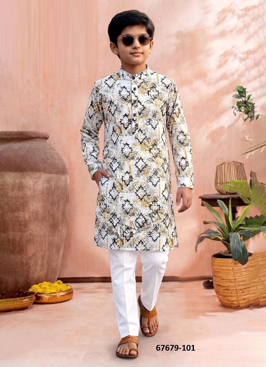 MUMBAI LINEN COTTON - KIDS - Catalog # 67679 (Set of 10 Men's Ethnic Wear) MUMBAI LINEN COTTON - KIDS - Catalog # 67679 (Set of 10 Men's Ethnic Wear)