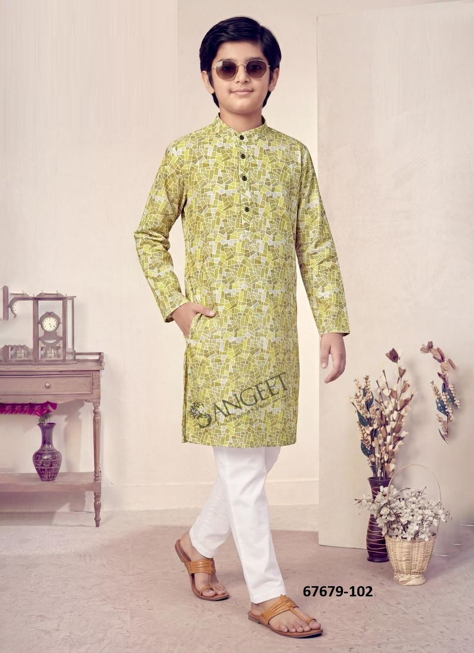 MUMBAI LINEN COTTON - KIDS - Catalog # 67679 (Set of 10 Men's Ethnic Wear) MUMBAI LINEN COTTON - KIDS - Catalog # 67679 (Set of 10 Men's Ethnic Wear)