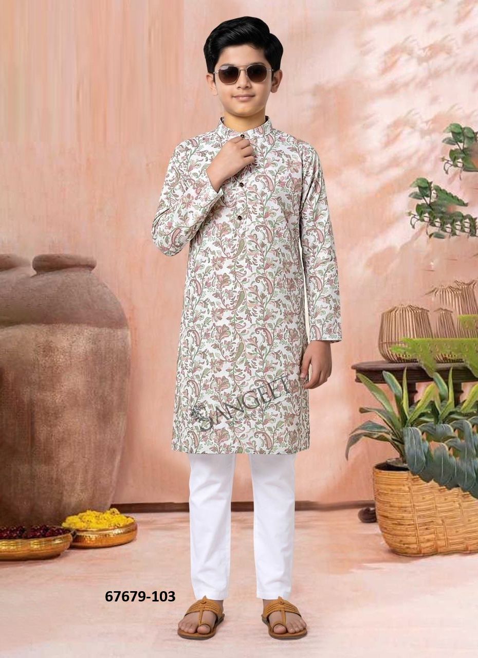 MUMBAI LINEN COTTON - KIDS - Catalog # 67679 (Set of 10 Men's Ethnic Wear) MUMBAI LINEN COTTON - KIDS - Catalog # 67679 (Set of 10 Men's Ethnic Wear)