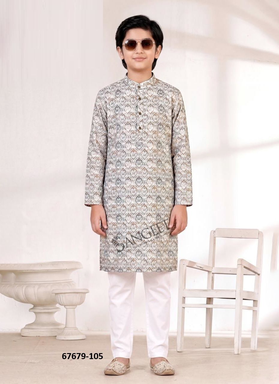 MUMBAI LINEN COTTON - KIDS - Catalog # 67679 (Set of 10 Men's Ethnic Wear) MUMBAI LINEN COTTON - KIDS - Catalog # 67679 (Set of 10 Men's Ethnic Wear)