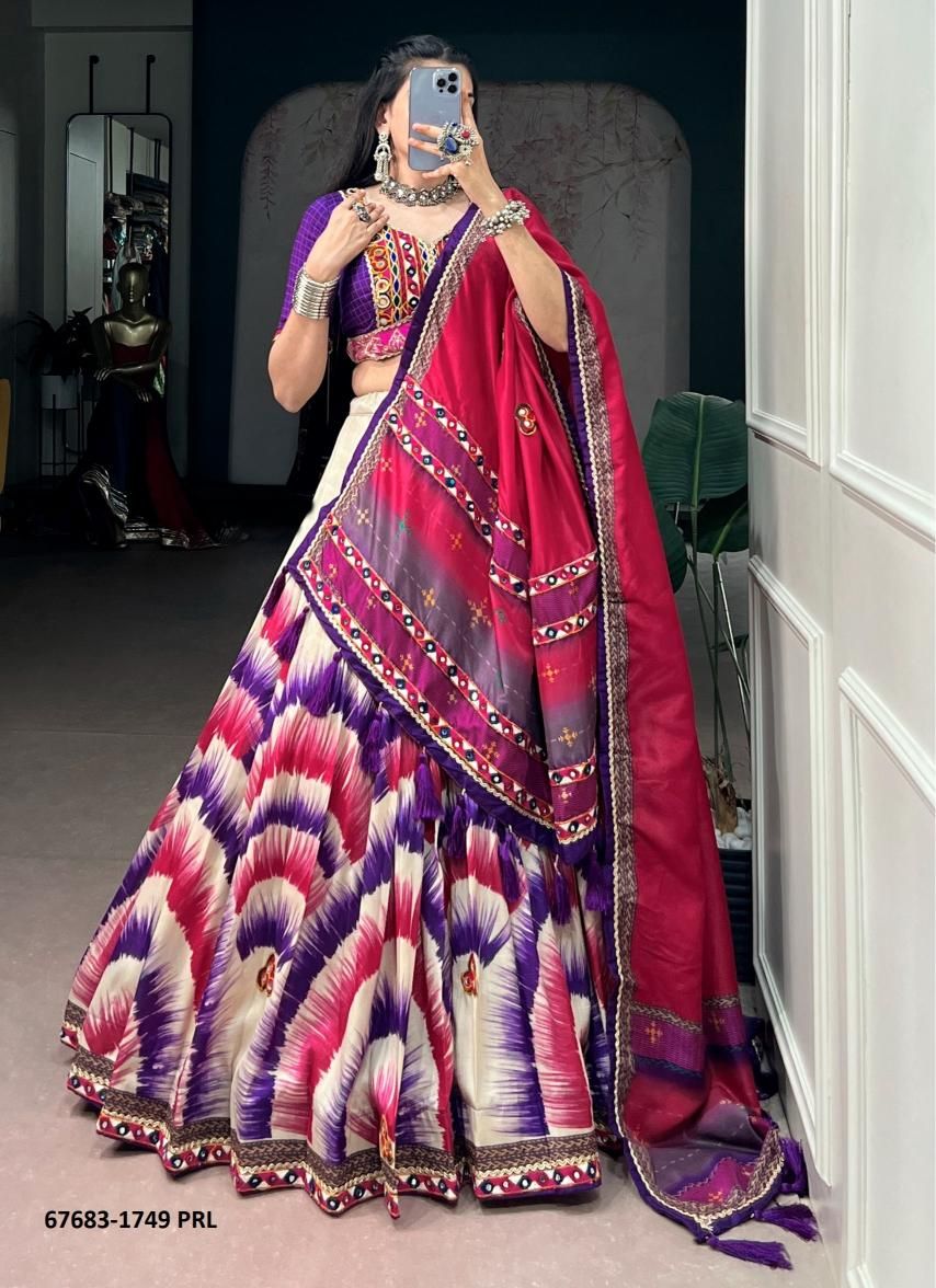 ADANNA - Catalog # 67683 (Set of 4 Readymade Lehengas)