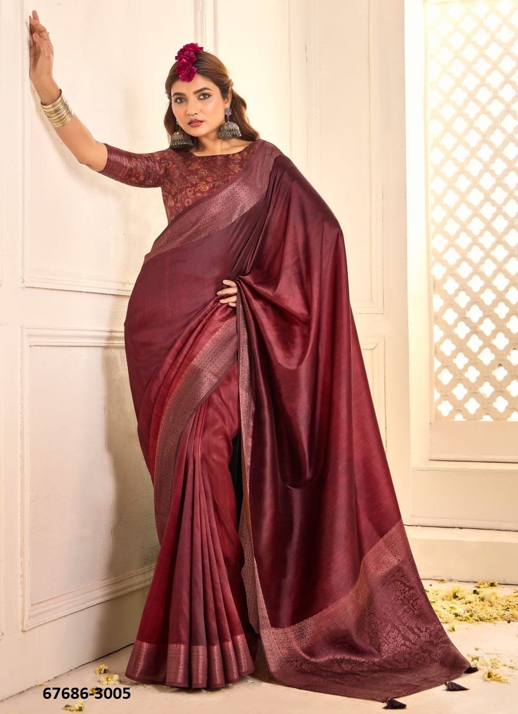 PALAV - Catalog # 67686 (Set of 10 Sarees)