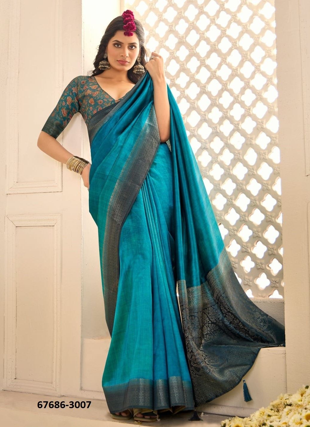 PALAV - Catalog # 67686 (Set of 10 Sarees)