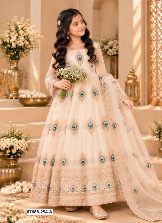 KIDS - EVIL EYE - Catalog # 67688 (Set of 6 Readymade Salwar Suits) KIDS - EVIL EYE - Catalog # 67688 (Set of 6 Readymade Salwar Suits)