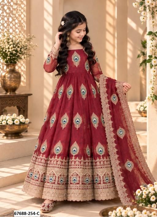 KIDS - EVIL EYE - Catalog # 67688 (Set of 6 Readymade Salwar Suits) KIDS - EVIL EYE - Catalog # 67688 (Set of 6 Readymade Salwar Suits)