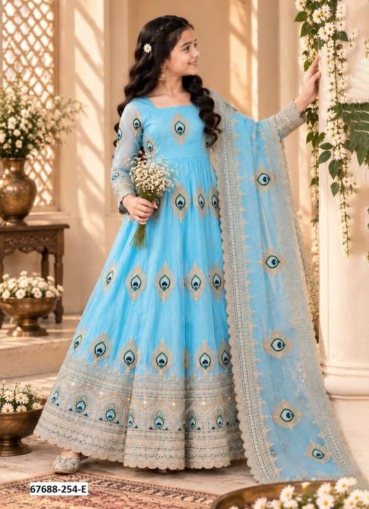 KIDS - EVIL EYE - Catalog # 67688 (Set of 6 Readymade Salwar Suits) KIDS - EVIL EYE - Catalog # 67688 (Set of 6 Readymade Salwar Suits)