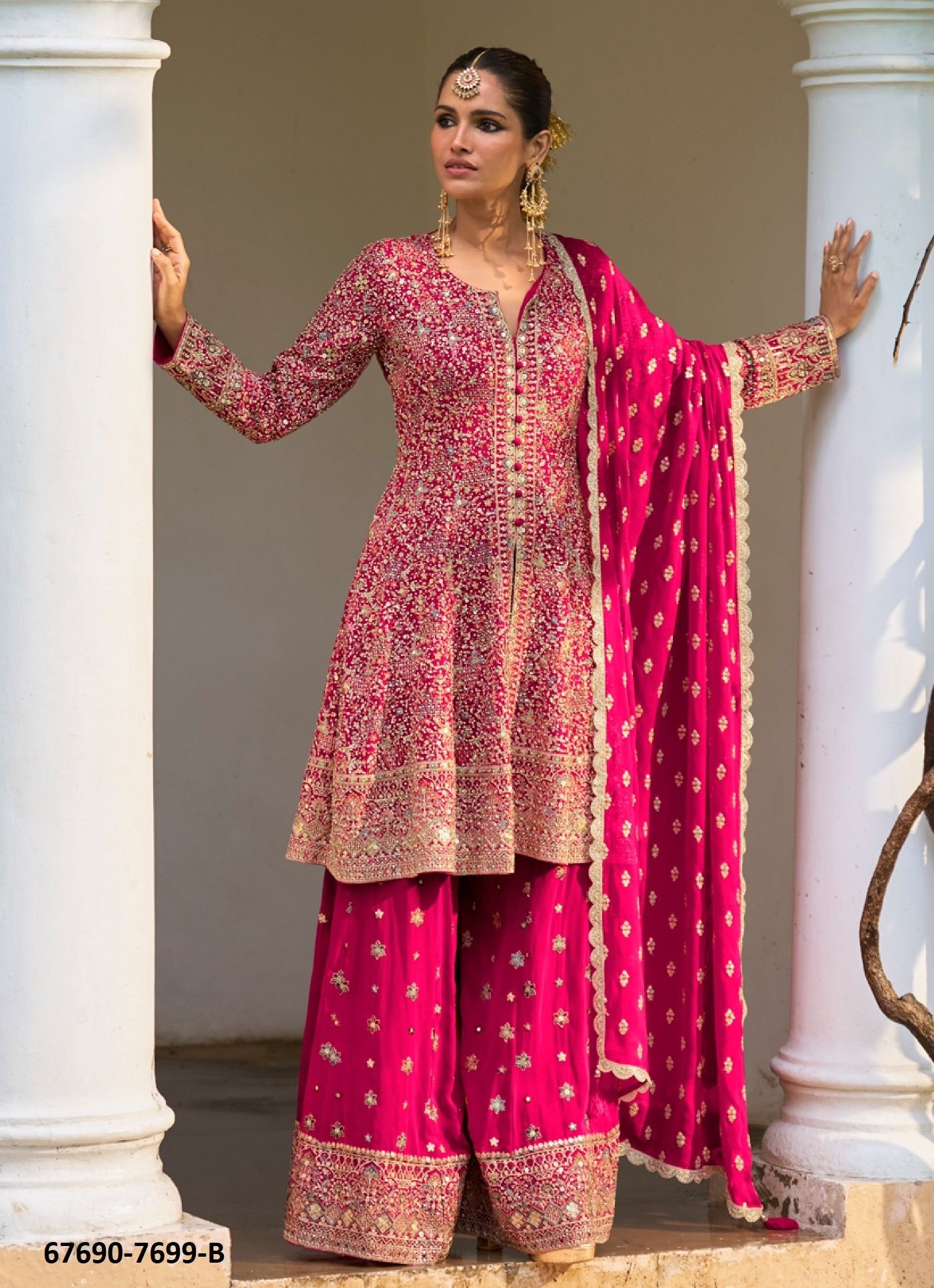 RAKUL - Catalog # 67690 (Set of 4 Readymade Salwar Suits)