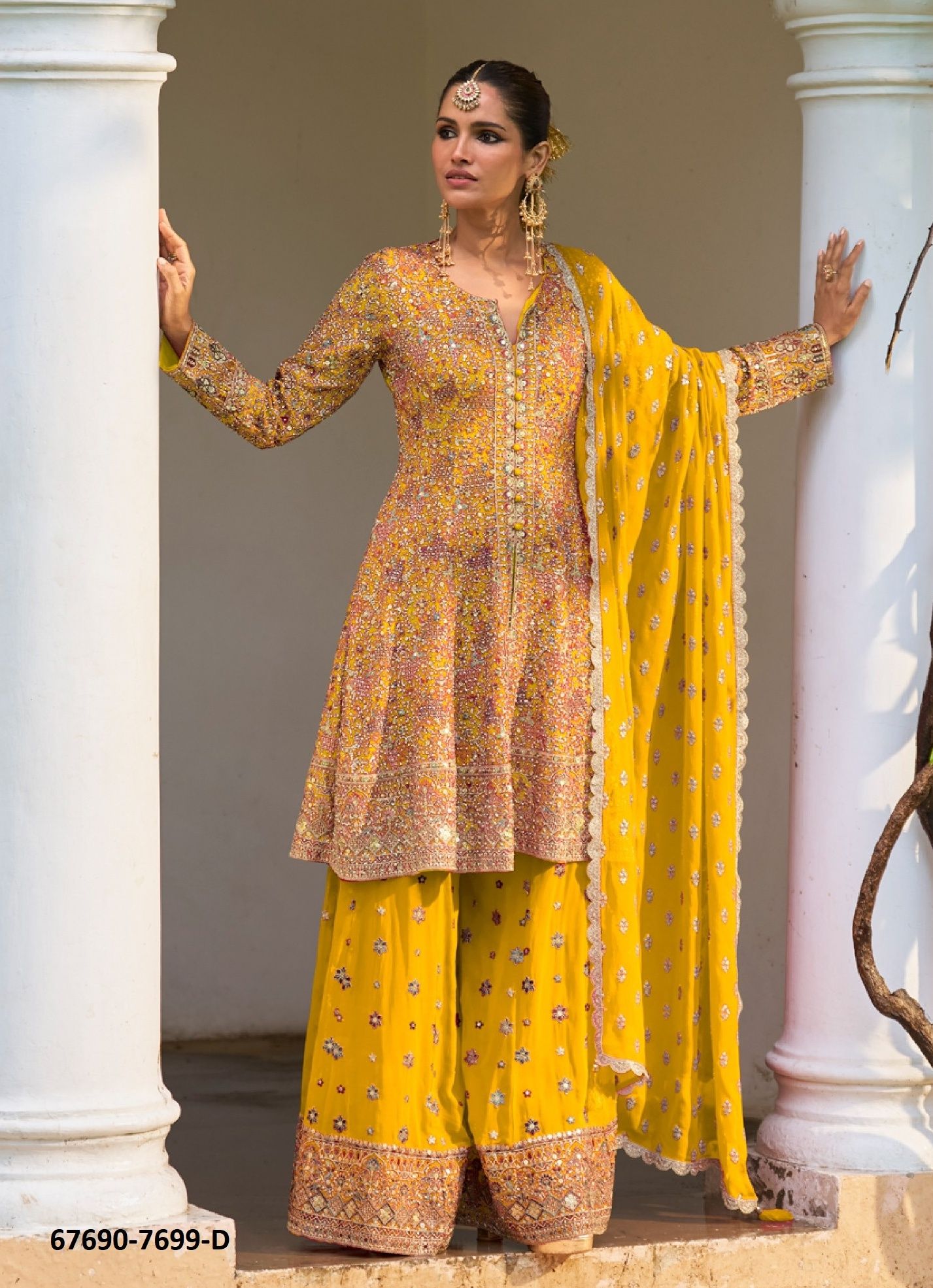 RAKUL - Catalog # 67690 (Set of 4 Readymade Salwar Suits)