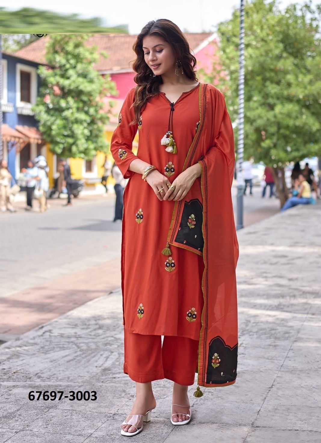 VISHNUPRIYA - Catalog # 67697 (Set of 5 Readymade Salwar Suits)