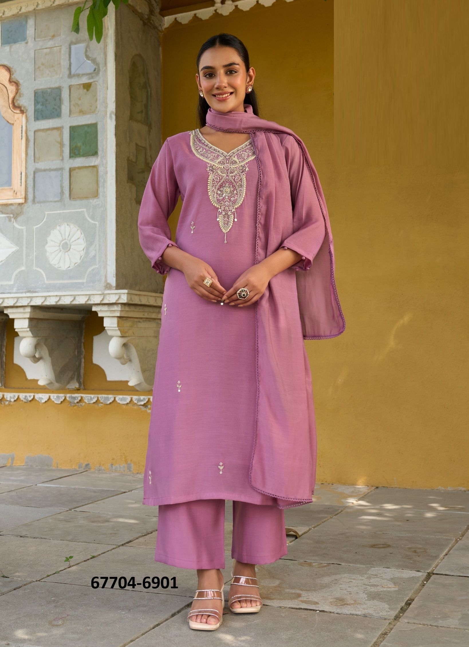 MYSTICAL - Catalog # 67704 (Set of 5 Readymade Salwar Suits) MYSTICAL - Catalog # 67704 (Set of 5 Readymade Salwar Suits)