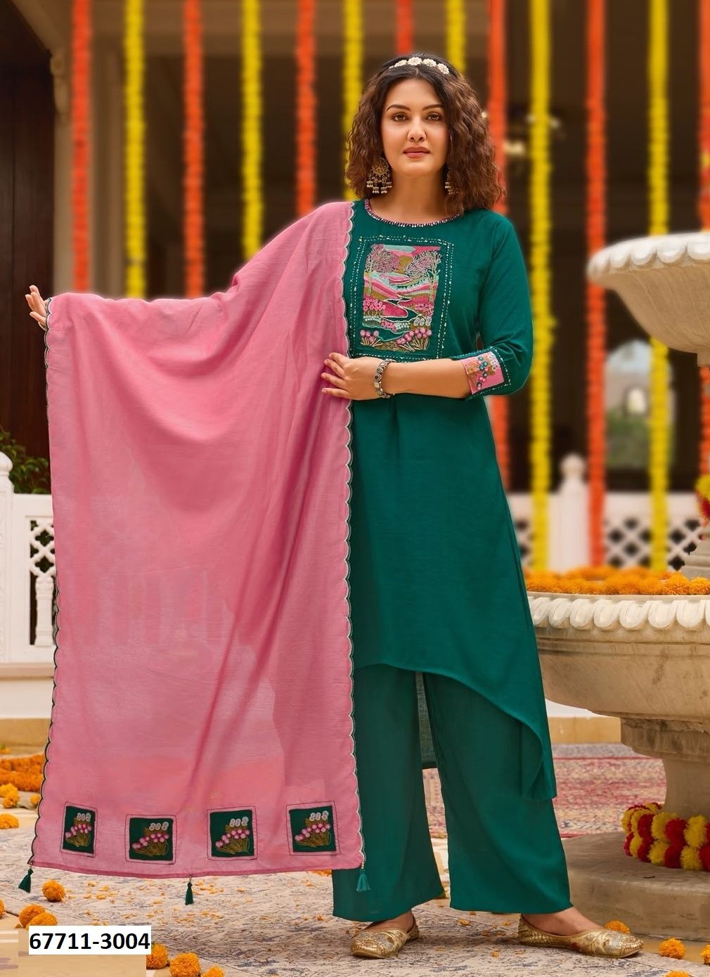 UMANG - Catalog # 67711 (Set of 6 Readymade Salwar Suits) UMANG - Catalog # 67711 (Set of 6 Readymade Salwar Suits)