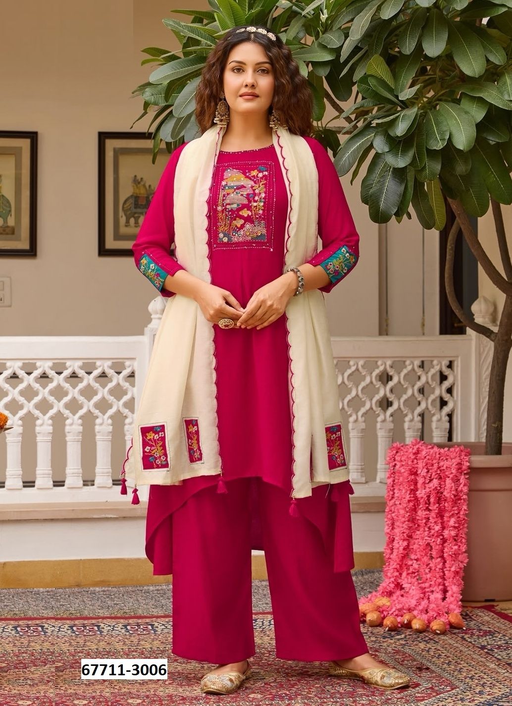 UMANG - Catalog # 67711 (Set of 6 Readymade Salwar Suits) UMANG - Catalog # 67711 (Set of 6 Readymade Salwar Suits)