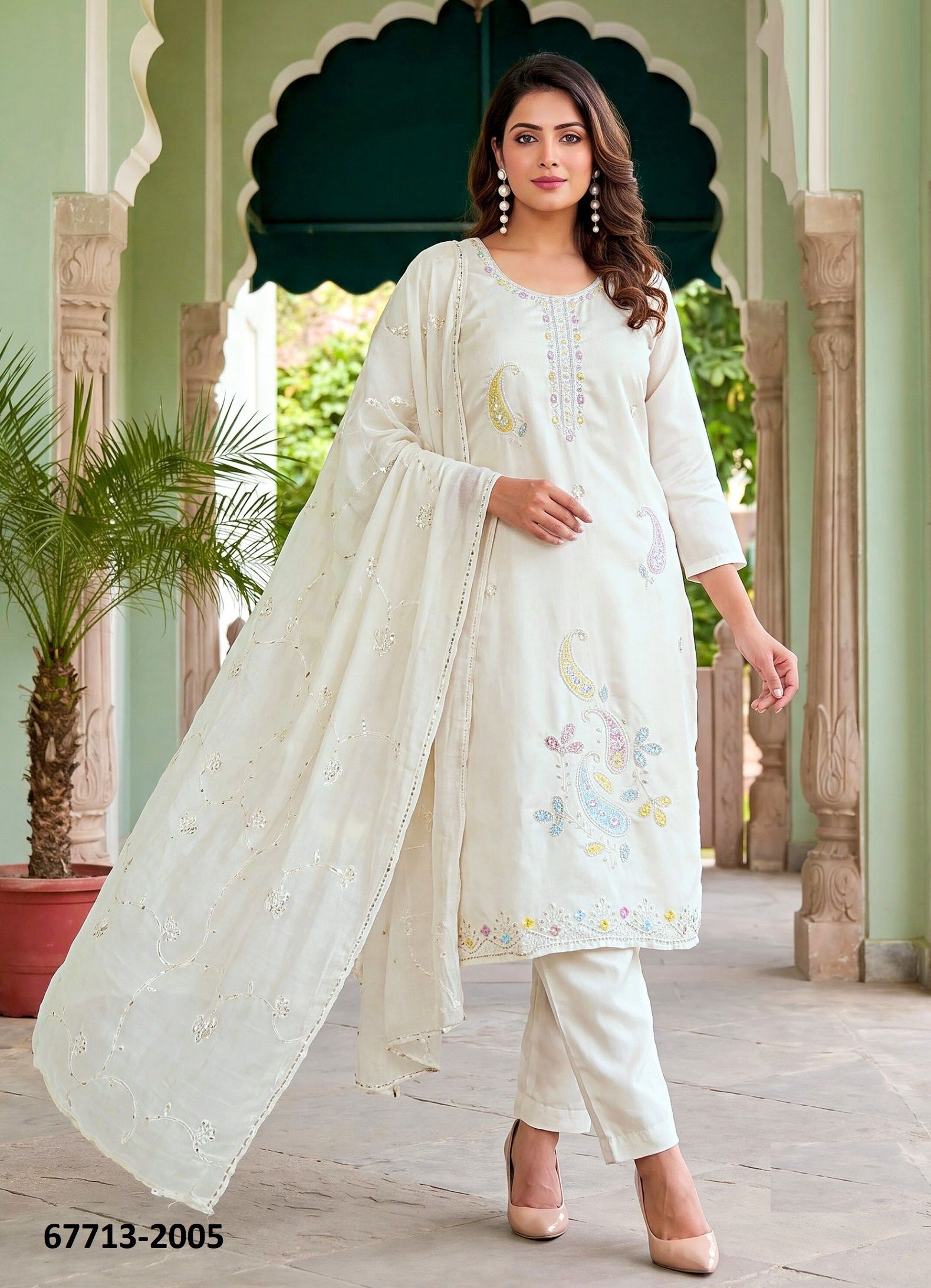 VARNIKA 2 - Catalog # 67713 (Set of 8 Readymade Salwar Suits) VARNIKA 2 - Catalog # 67713 (Set of 8 Readymade Salwar Suits)