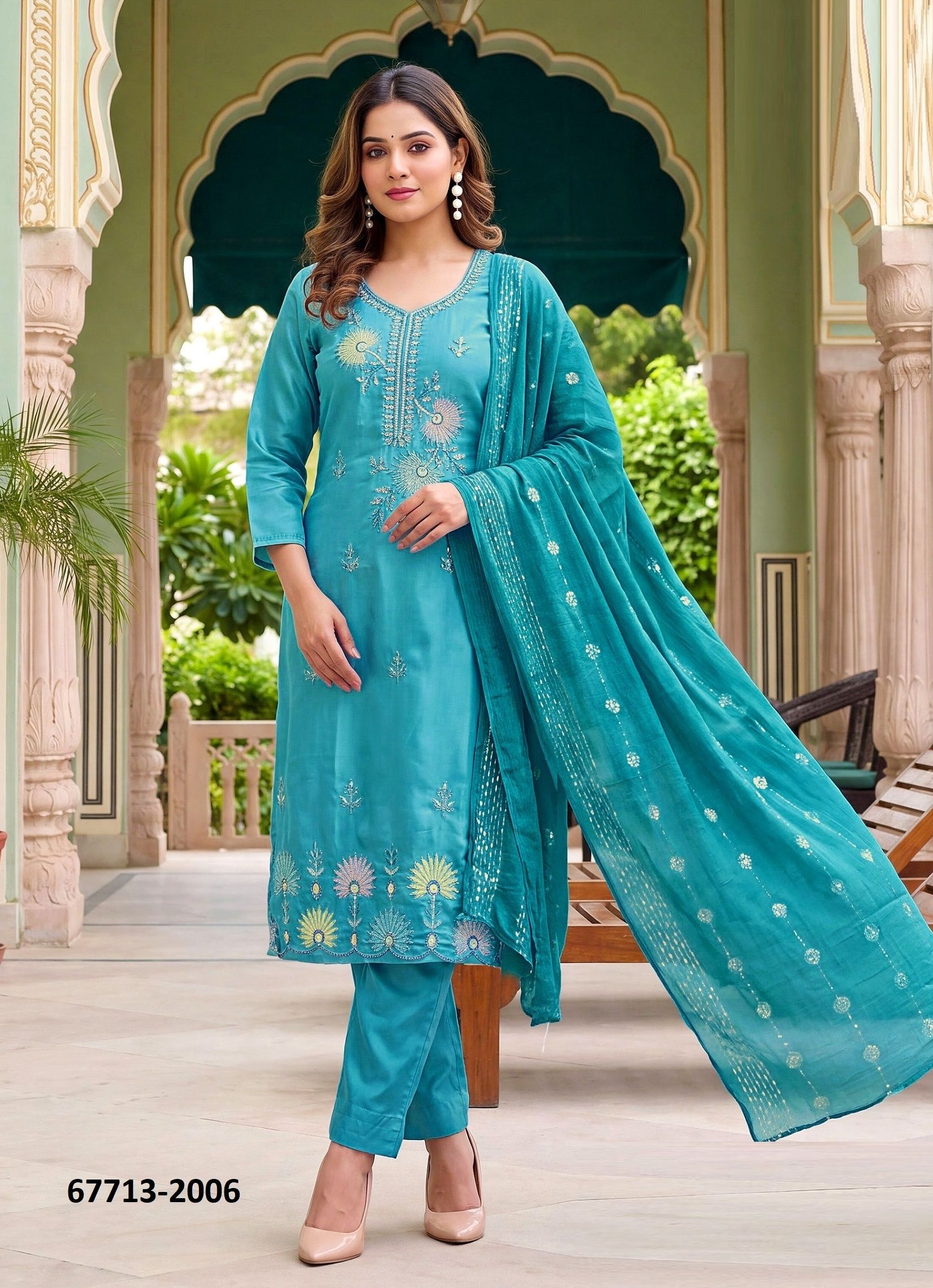 VARNIKA 2 - Catalog # 67713 (Set of 8 Readymade Salwar Suits) VARNIKA 2 - Catalog # 67713 (Set of 8 Readymade Salwar Suits)