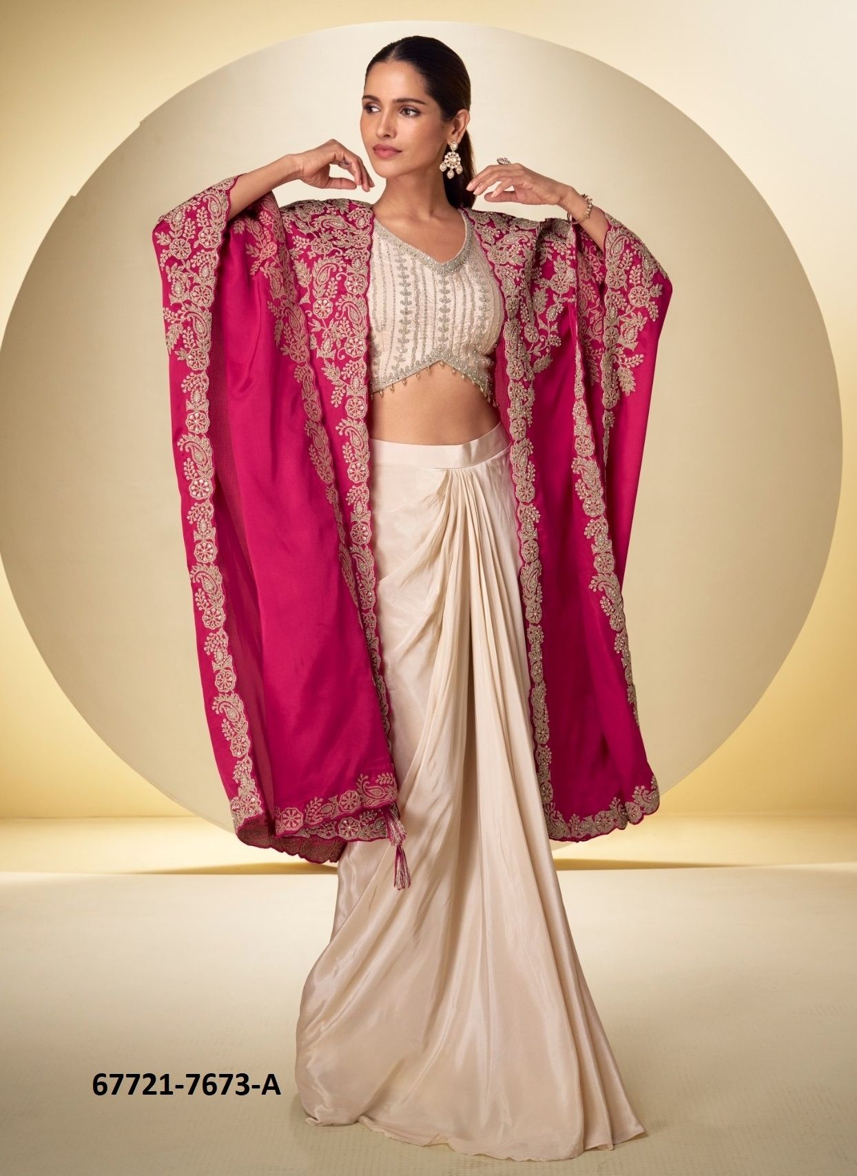 ANDAZ - Catalog # 67721 (Set of 4 Indo-Western Outfits) ANDAZ - Catalog # 67721 (Set of 4 Indo-Western Outfits)