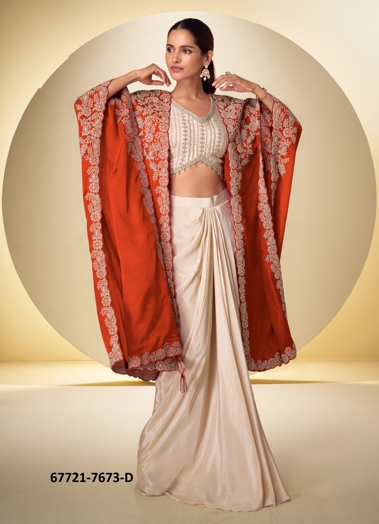 ANDAZ - Catalog # 67721 (Set of 4 Indo-Western Outfits) ANDAZ - Catalog # 67721 (Set of 4 Indo-Western Outfits)