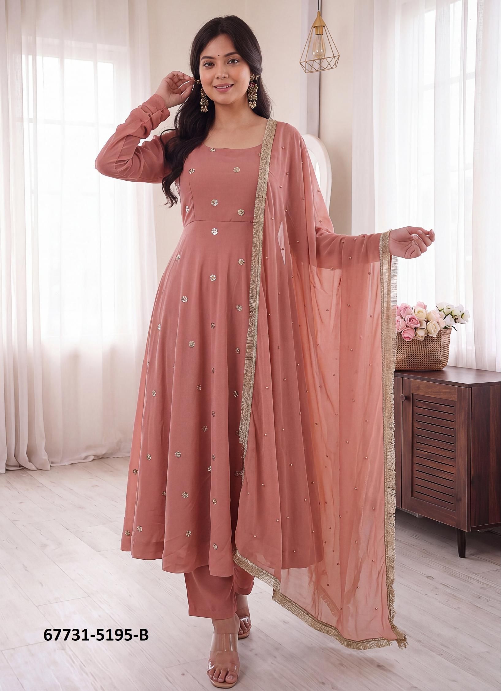 PERNIA - Catalog # 67731 (Set of 3 Readymade Salwar Suits) PERNIA - Catalog # 67731 (Set of 3 Readymade Salwar Suits)